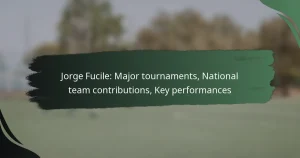 Jorge Fucile: Major tournaments, National team contributions, Key performances